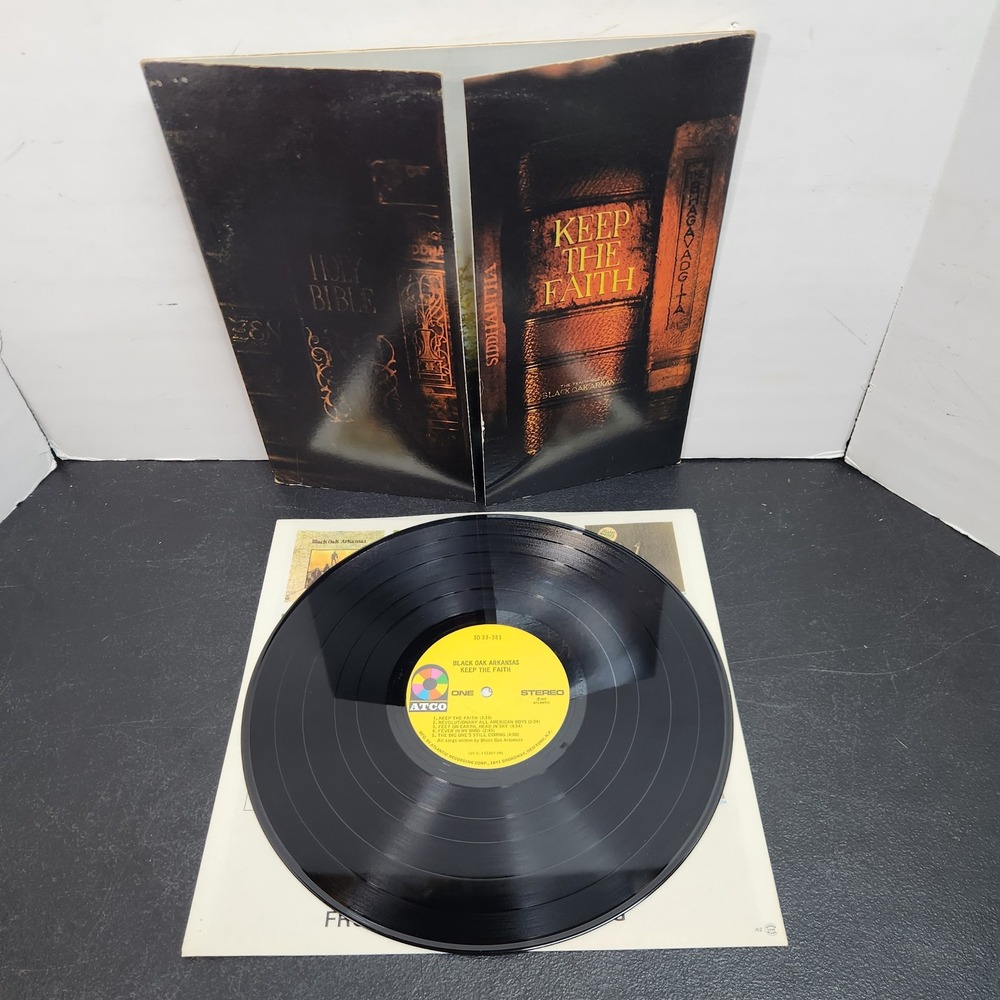 Black Oak Arkansas Keep The Faith Vinyl LP 1972 ATCO SD 33-381 Southern Rock
